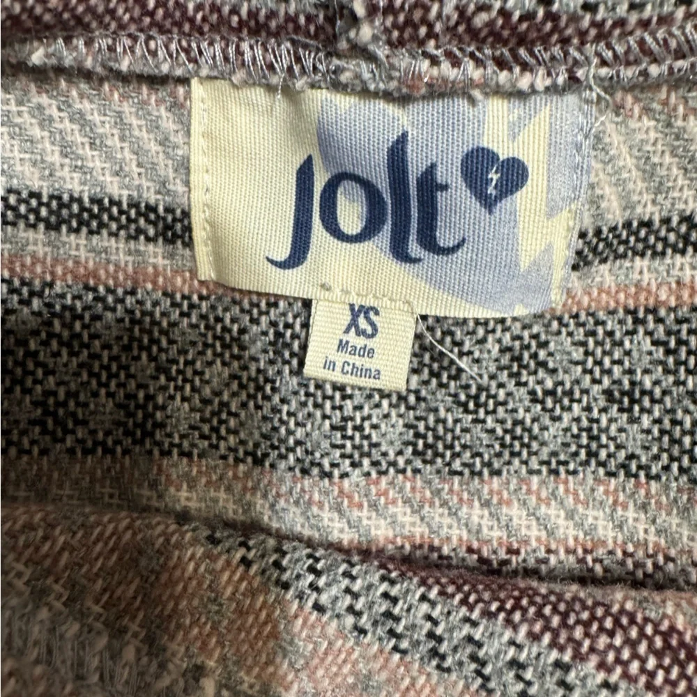Jolt Multicolor Striped Knit Poncho - Picture 5 of 5